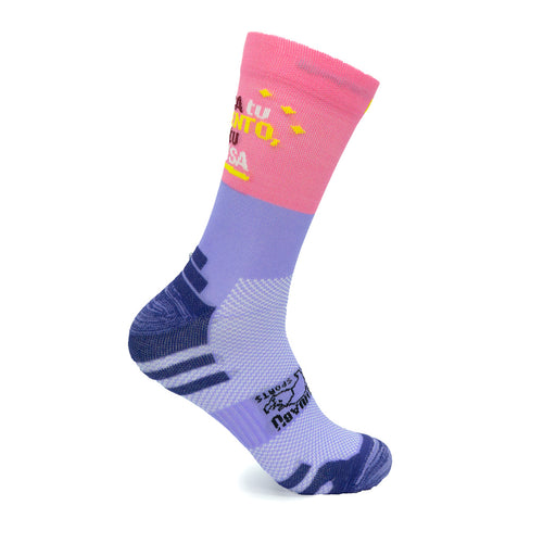 CALCETINES "NO EXCUSAS" de Running - Rosa/Fucsia