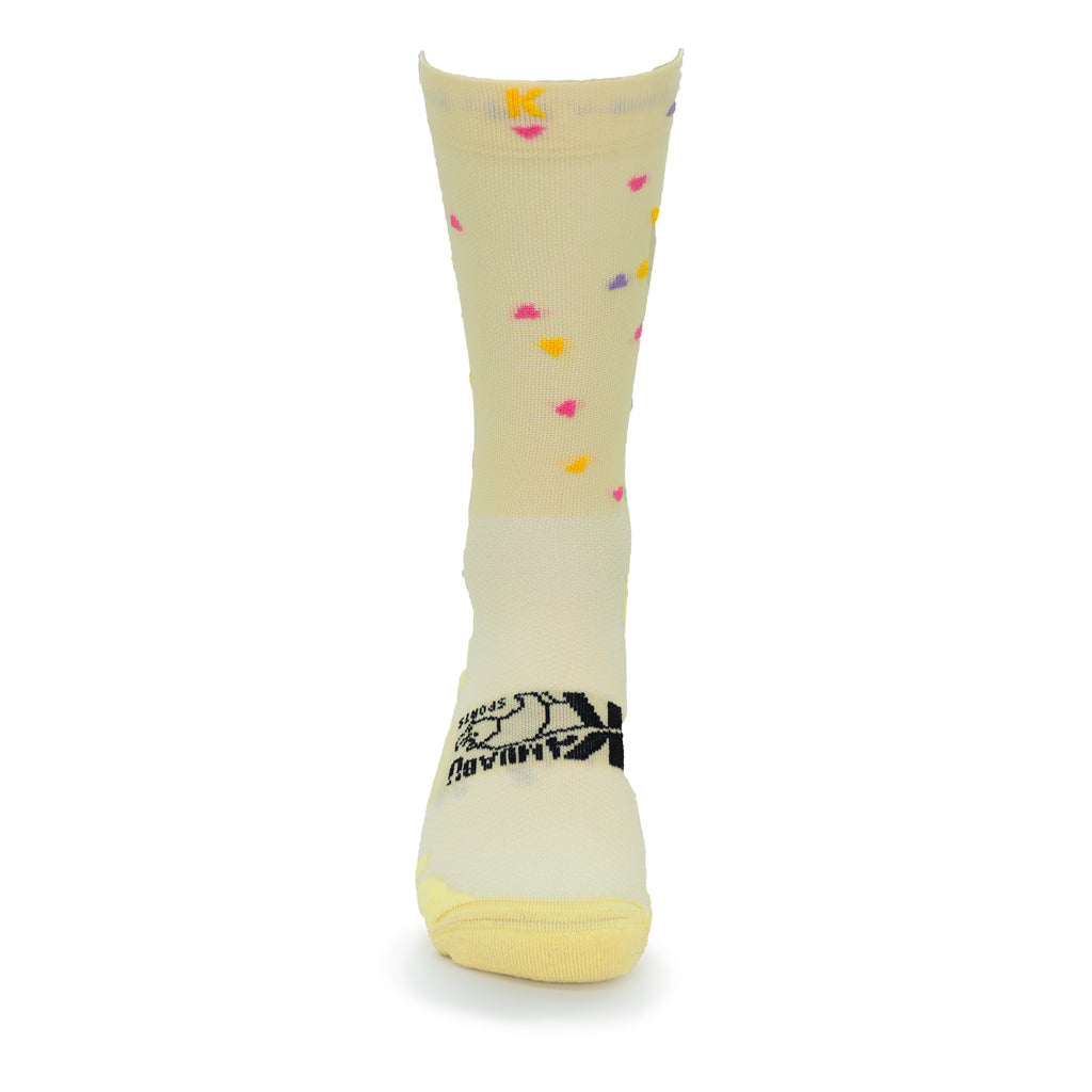 CALCETINES "PATRI" de Running - Crema