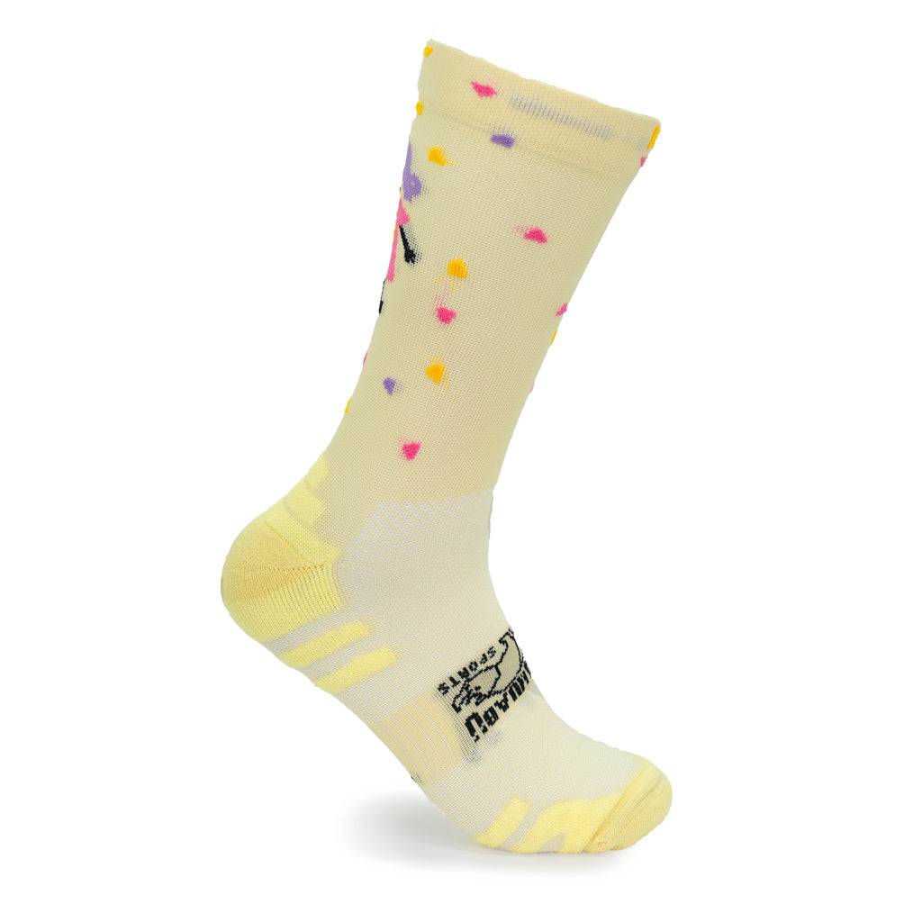 CALCETINES "PATRI" de Running - Crema