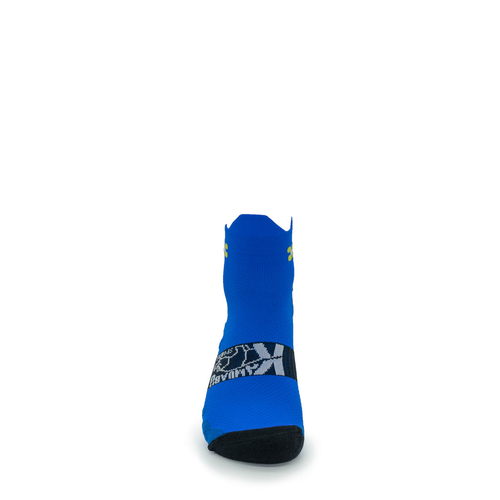 Calcetines Tobilleros 15cm de Running - color ROYAL