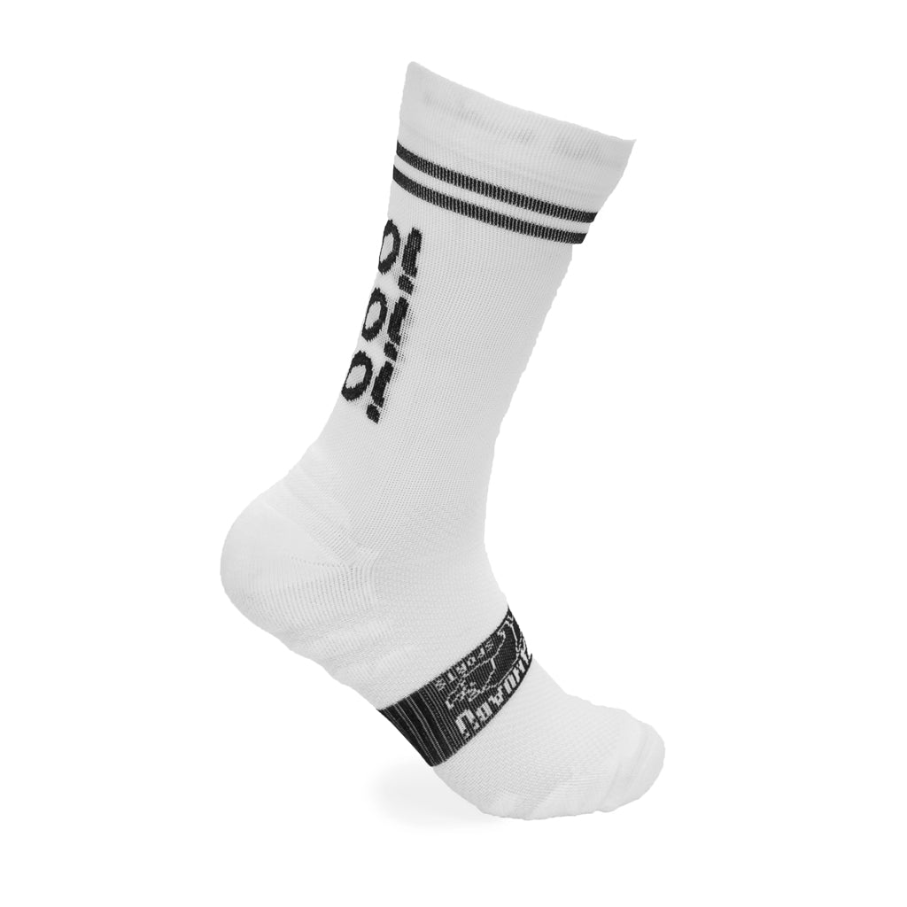 Calcetines GO! GO! GO! de RUNNING (blancos) de 1 hilo