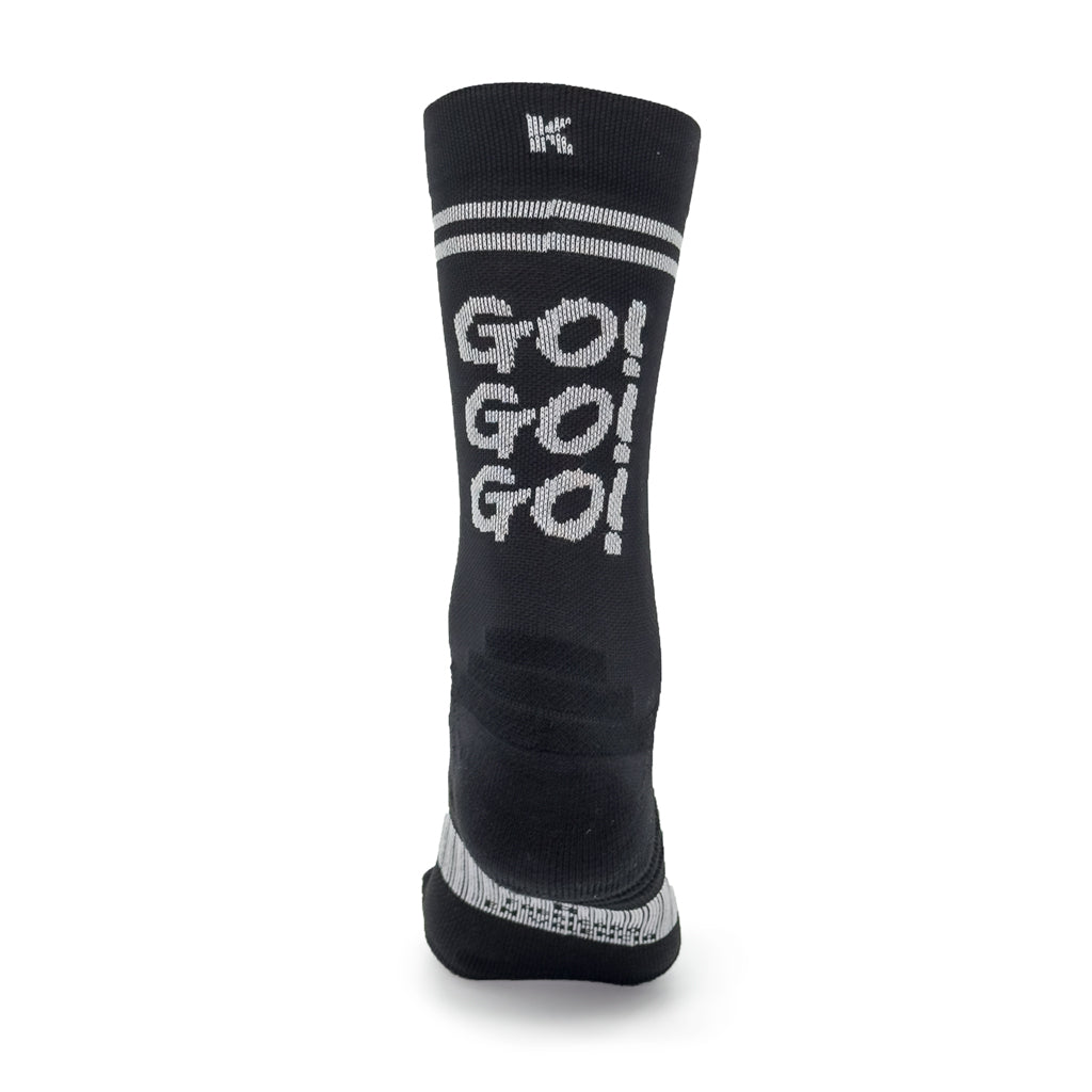 Calcetines GO! GO! GO! de RUNNING (negros) de 1 hilo