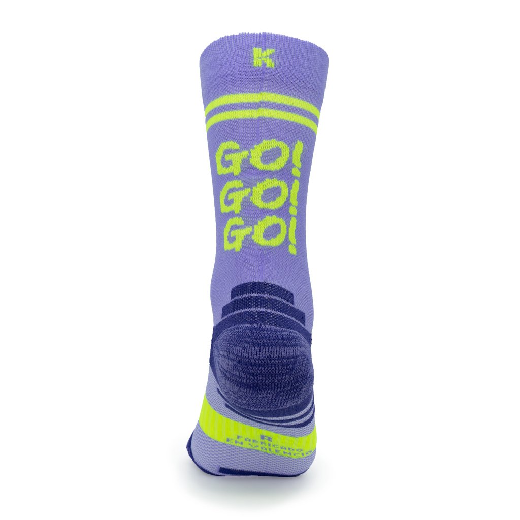 Calcetines GO! GO! GO! de RUNNING (violeta) de 1 hilo