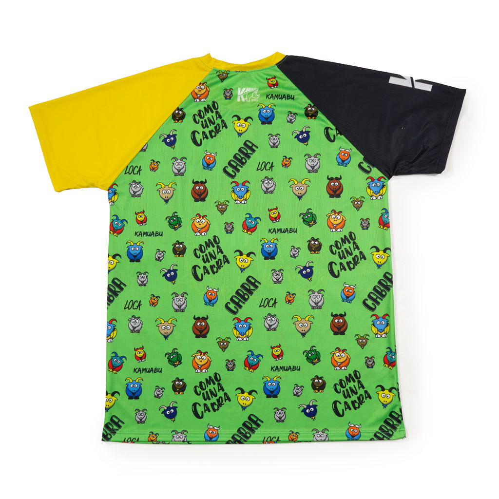 Camiseta COMO UNA CABRA de running ADULTO - VERDE
