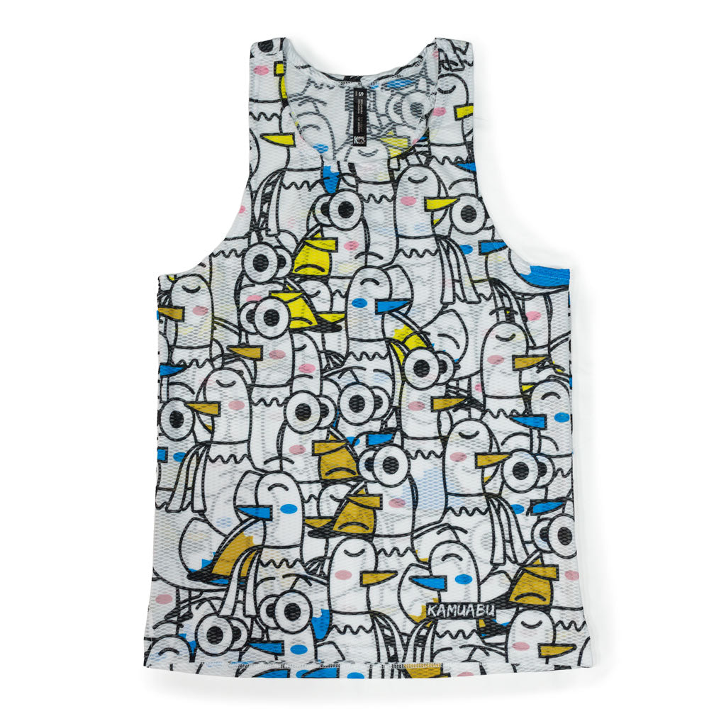 Camiseta GAVIOTA IDIOTA de running ADULTO - (TIRANTES) transpirable