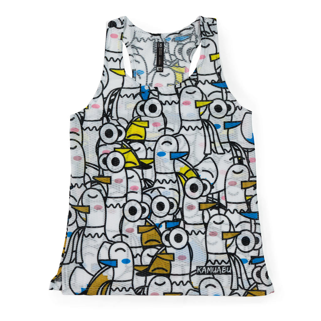 Camiseta GAVIOTA IDIOTA de running ADULTO - (TIRANTES) transpirable