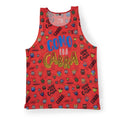 Camiseta COMO UNA CABRA de running ADULTO (Tirantes) - ROJA