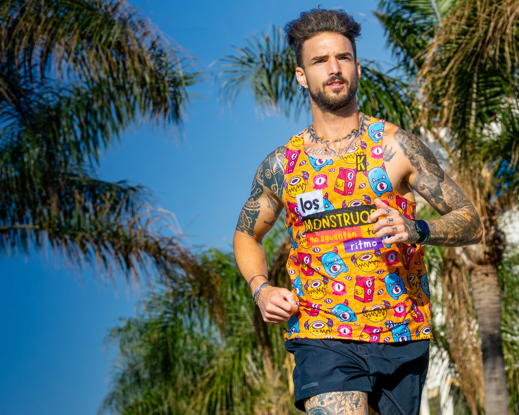 Camiseta MONSTRUOS de running ADULTO - (TIRANTES)