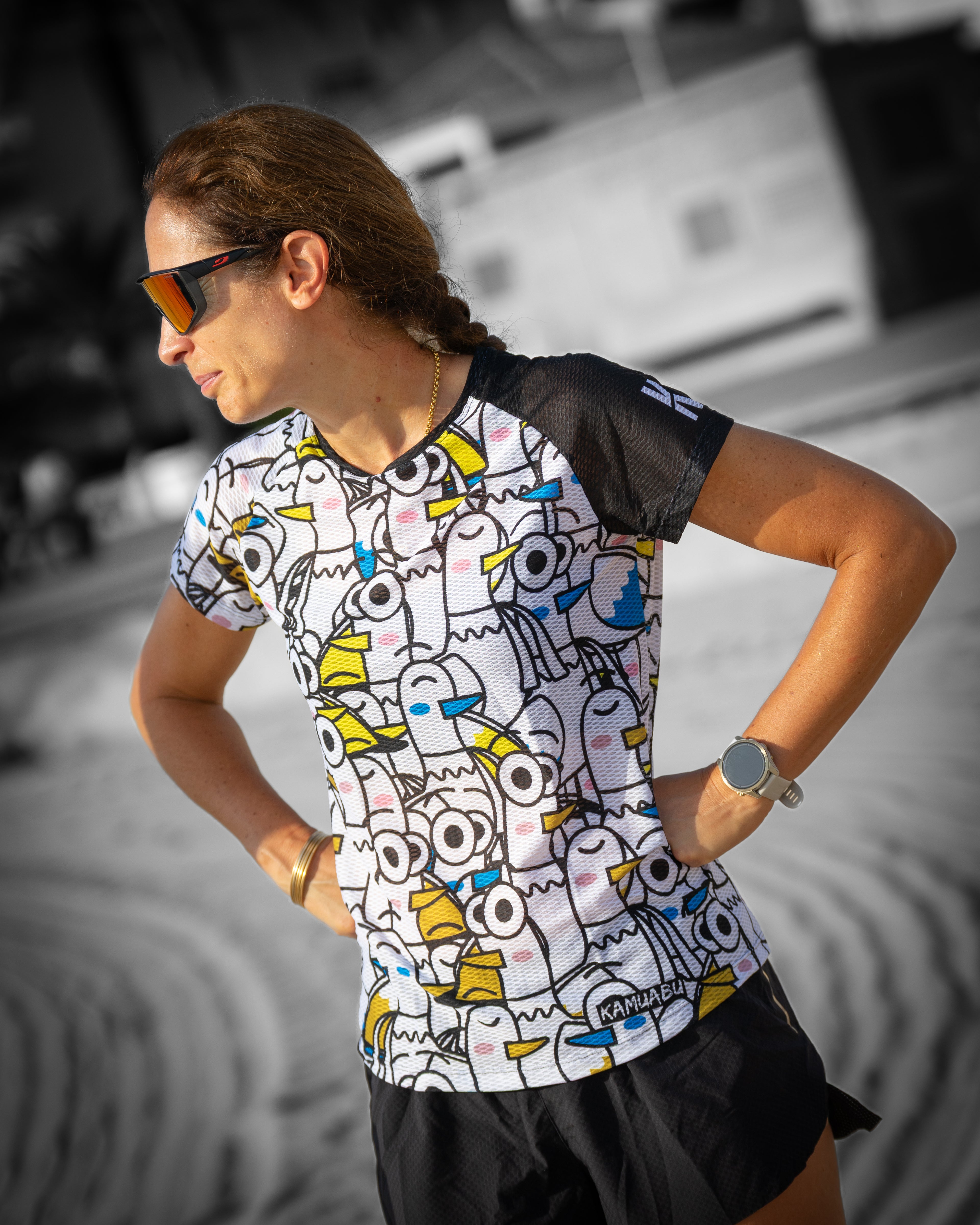 Camiseta GAVIOTA IDIOTA de running ADULTO