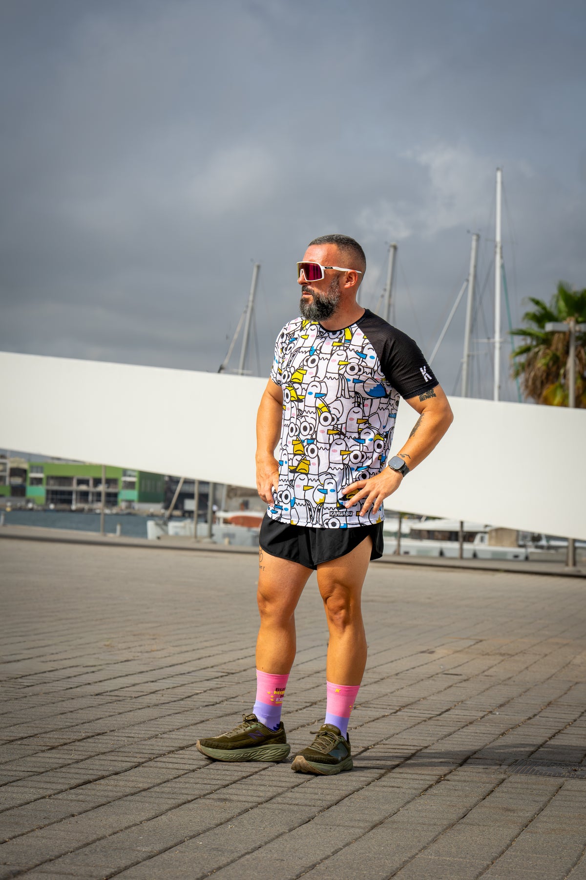 CALCETINES "NO EXCUSAS" de Running - Rosa/Fucsia