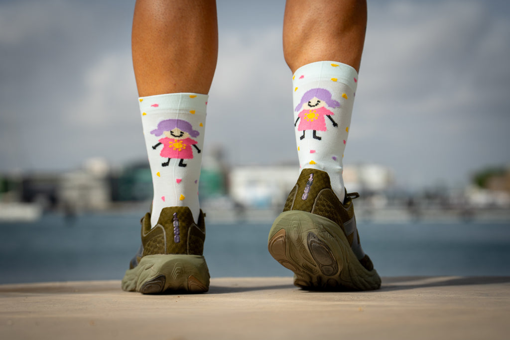 CALCETINES "PATRI" de Running - Turquesa