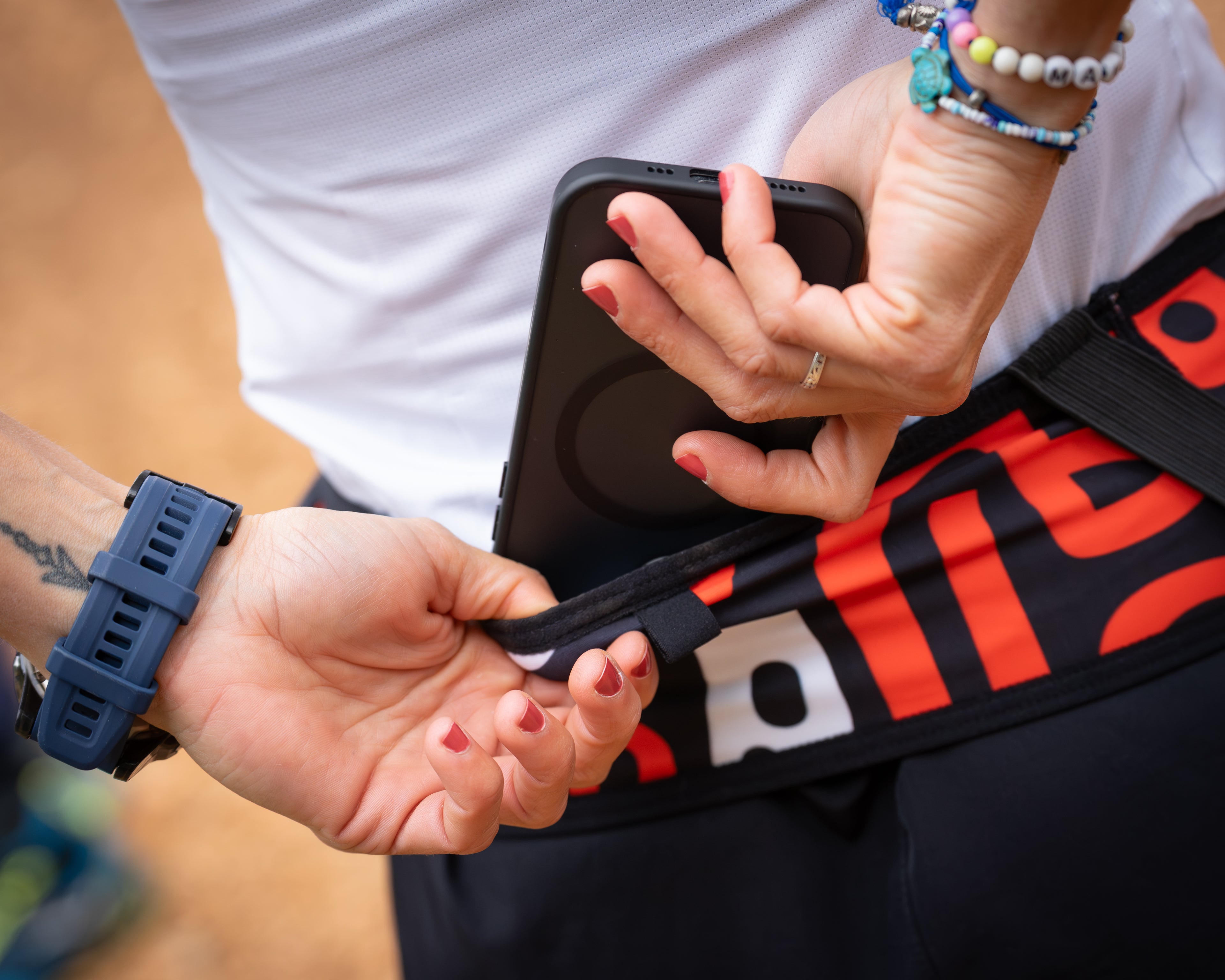 CINTURÓN RUNNING RUN STRONG - BELT TRAIL - Ultraligero y Reversible