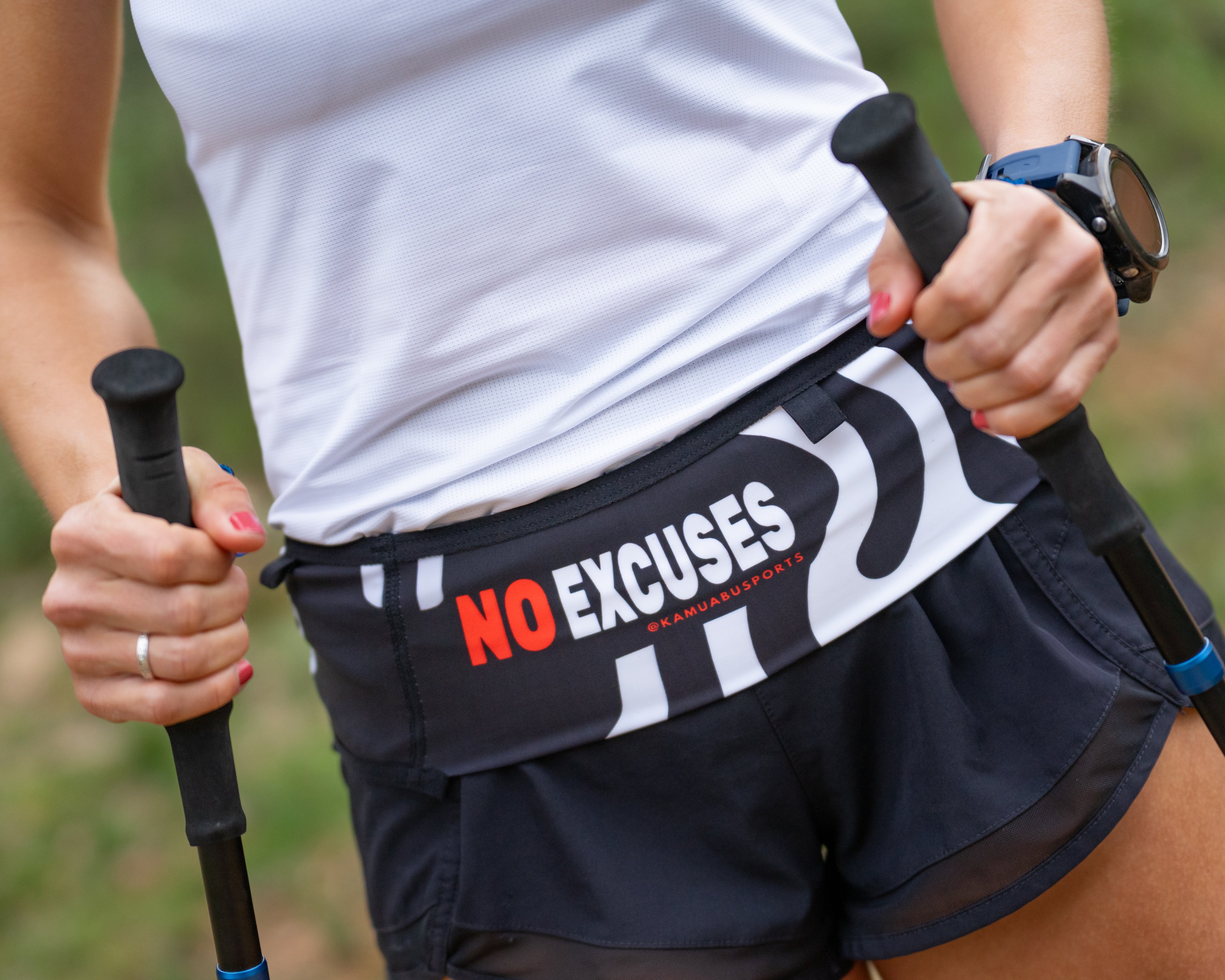 CINTURÓN RUNNING NO EXCUSES - BELT TRAIL - Ultraligero y Reversible