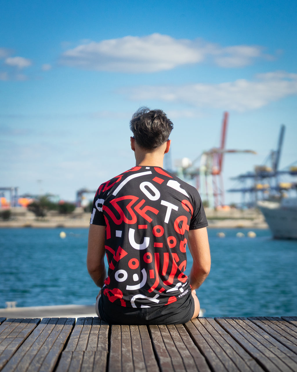 Camiseta DYSTOPIAN 1 de running ADULTO - elástica