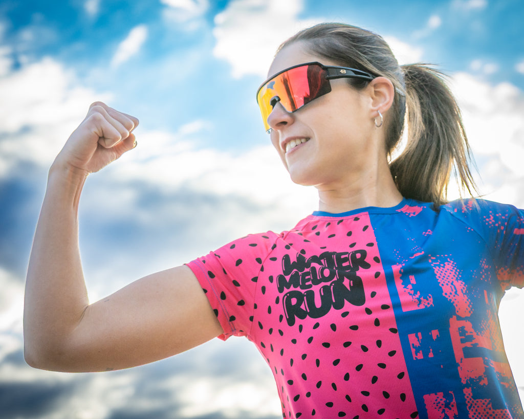 Camiseta WATERMELON de running ADULTO - elástica