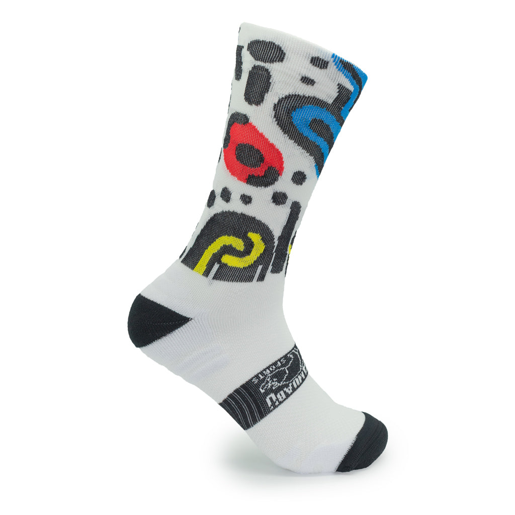 Calcetines DYTOPIAN 2 de RUNNING (Multicolor) de 1 hilo