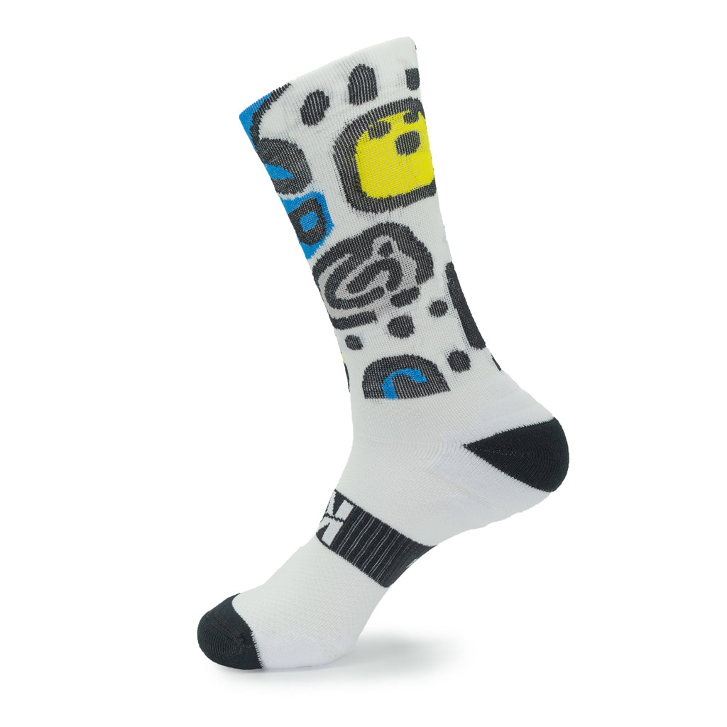 Calcetines DYTOPIAN 2 de RUNNING (Multicolor) de 1 hilo