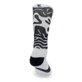 Calcetines DYTOPIAN 4 de RUNNING (BLANCO-NEGRO) de 1 hilo