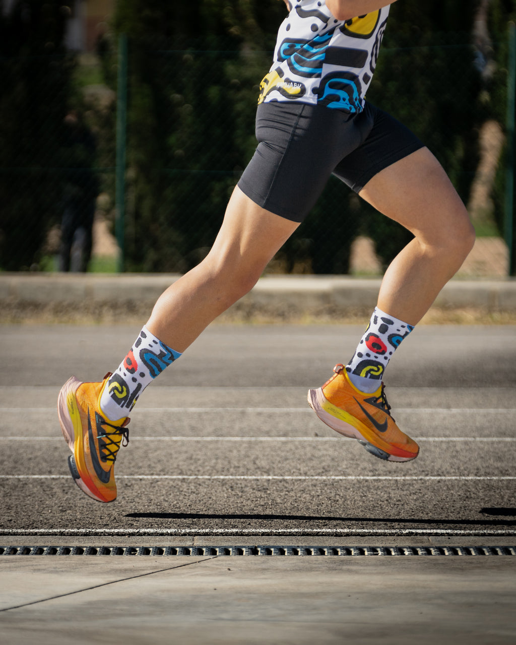 Calcetines DYTOPIAN 2 de RUNNING (Multicolor) de 1 hilo