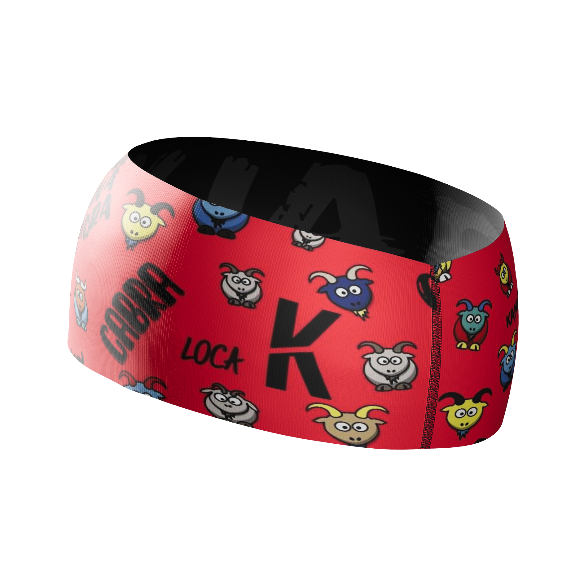 HEAD BAND RUNNING Elite COMO UNA CABRA - Sin Costuras y Reversible 2 EN 1