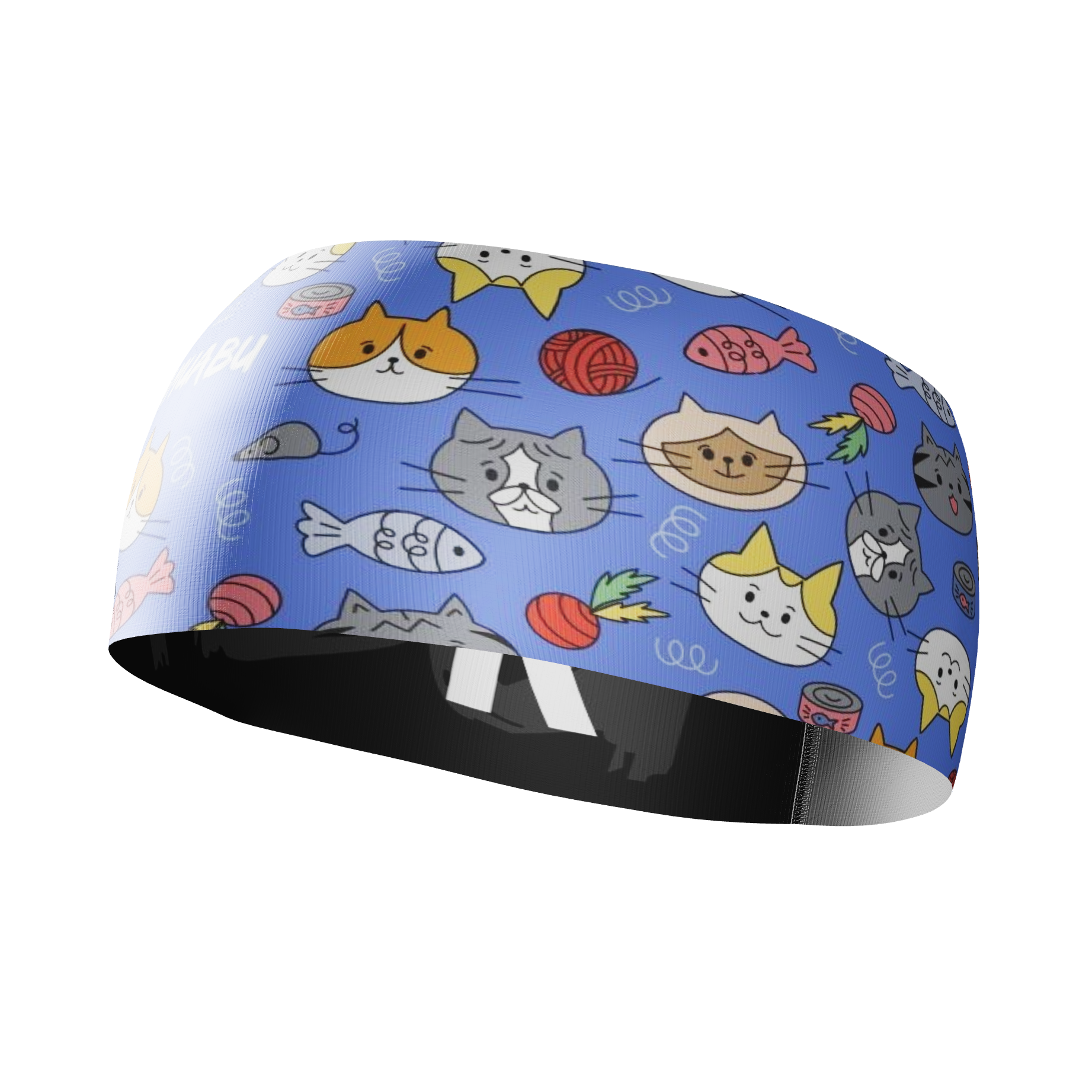HEAD BAND RUNNING Elite GATITOS - Sin Costuras y Reversible 2 EN 1