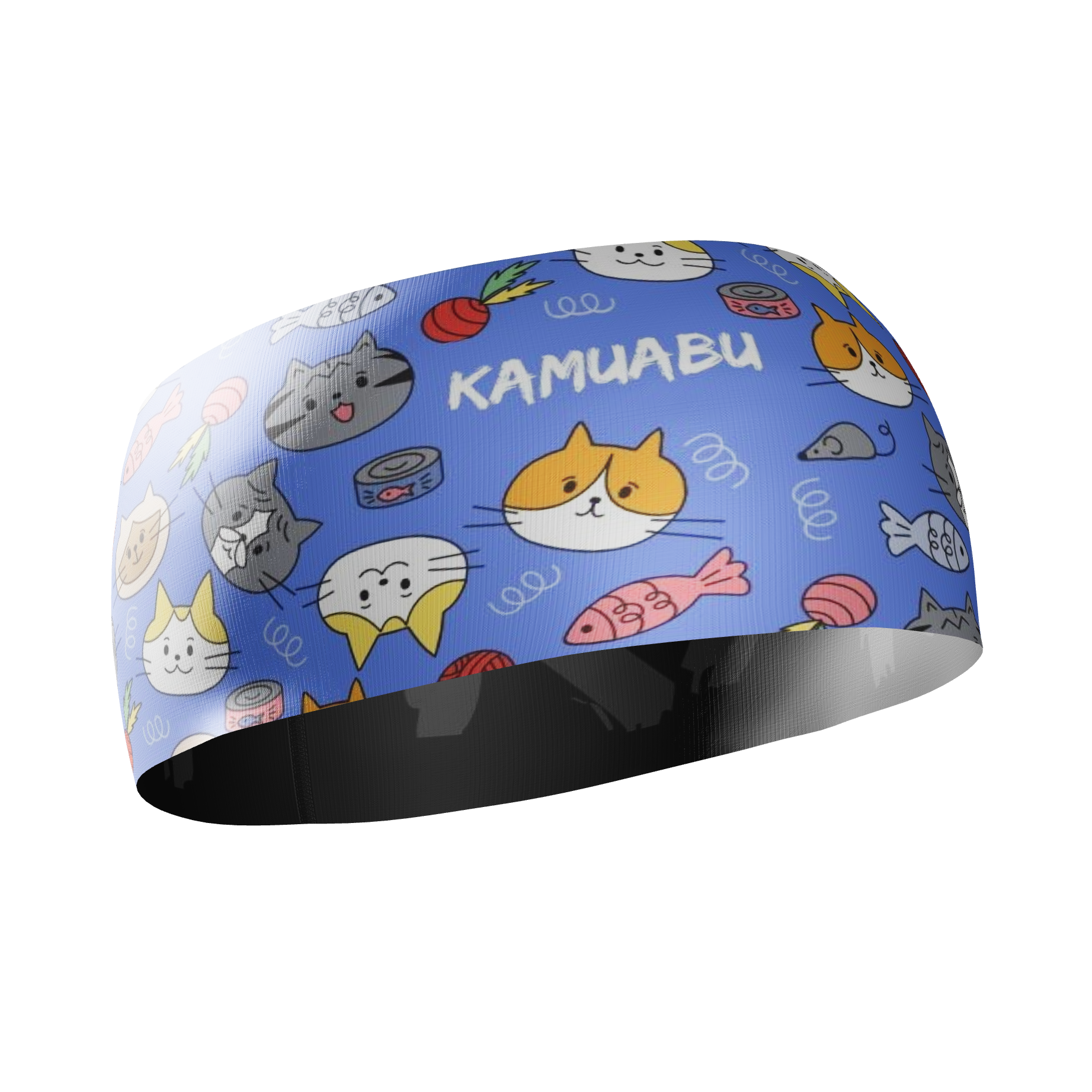 HEAD BAND RUNNING Elite GATITOS - Sin Costuras y Reversible 2 EN 1