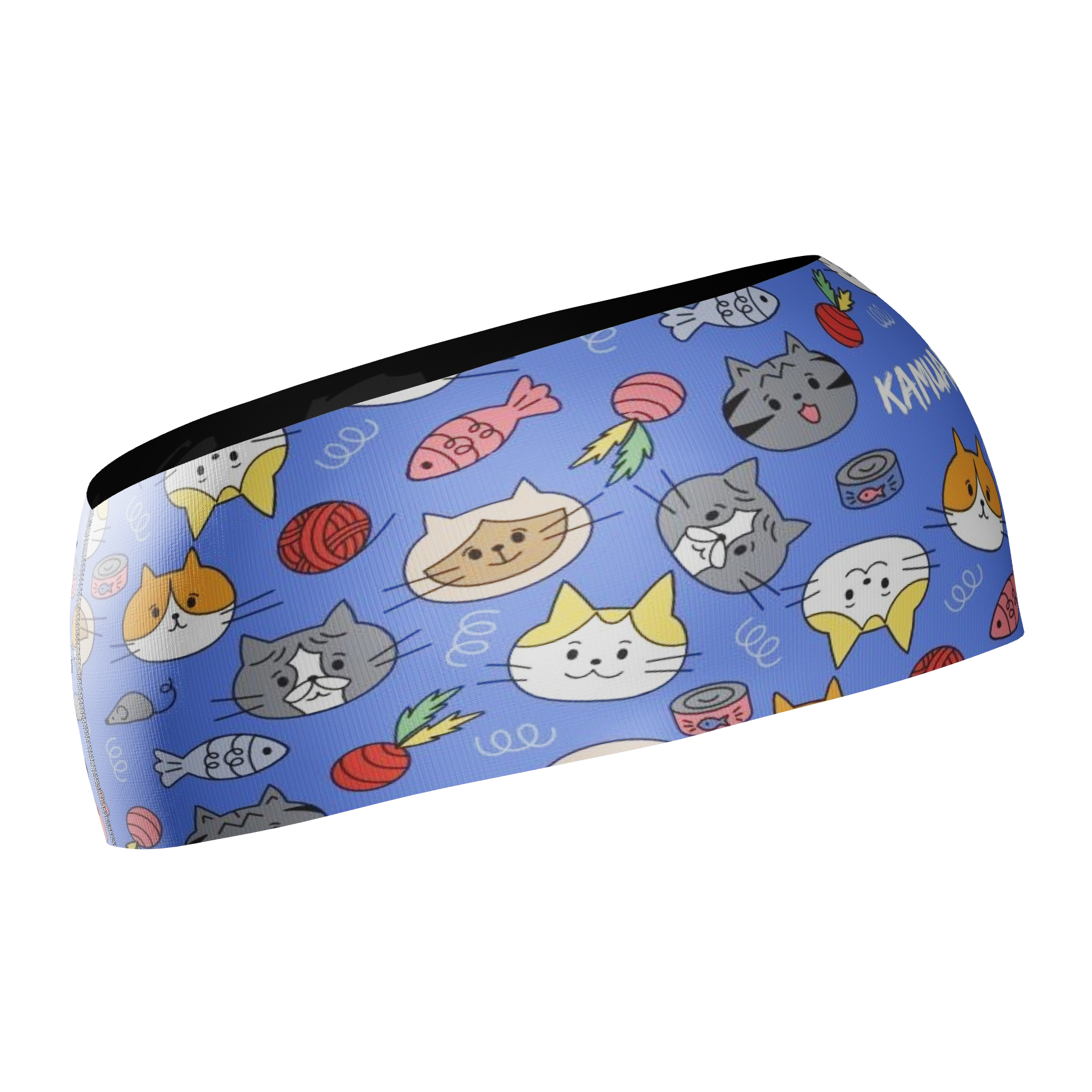 HEAD BAND RUNNING Elite GATITOS - Sin Costuras y Reversible 2 EN 1