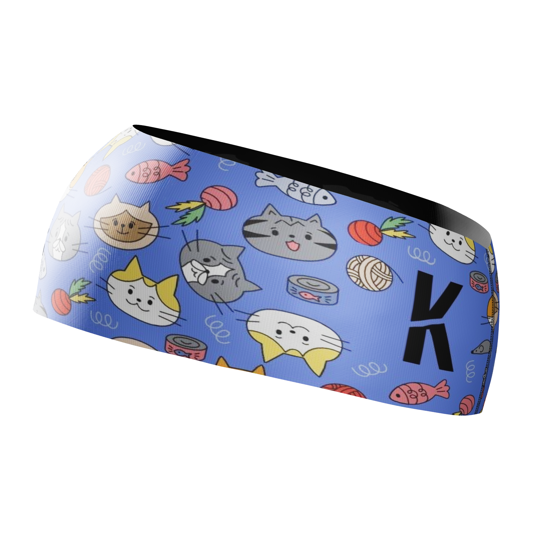 HEAD BAND RUNNING Elite GATITOS - Sin Costuras y Reversible 2 EN 1