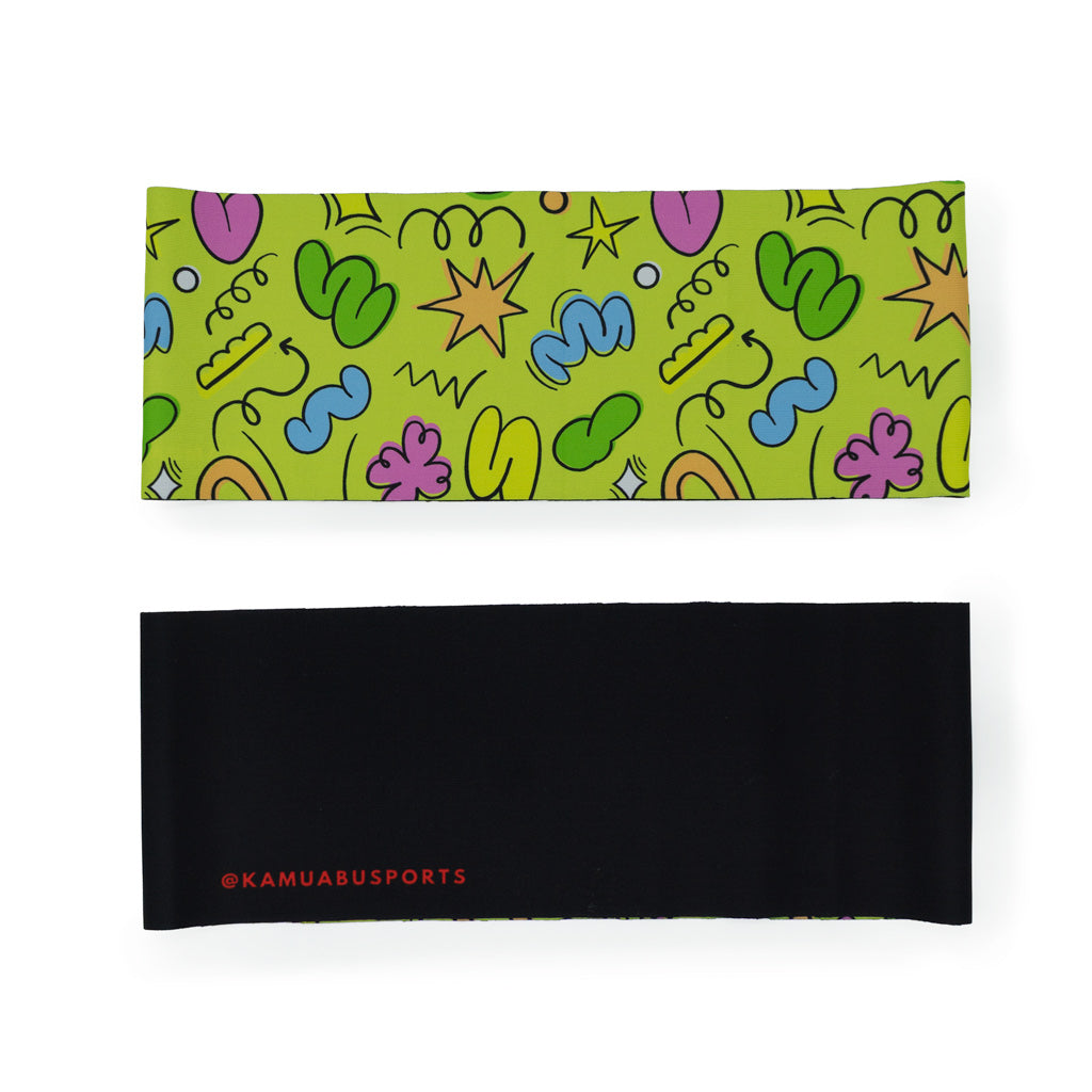 HEAD BAND RUNNING Elite NUBES - Sin Costuras y Reversible 2 EN 1