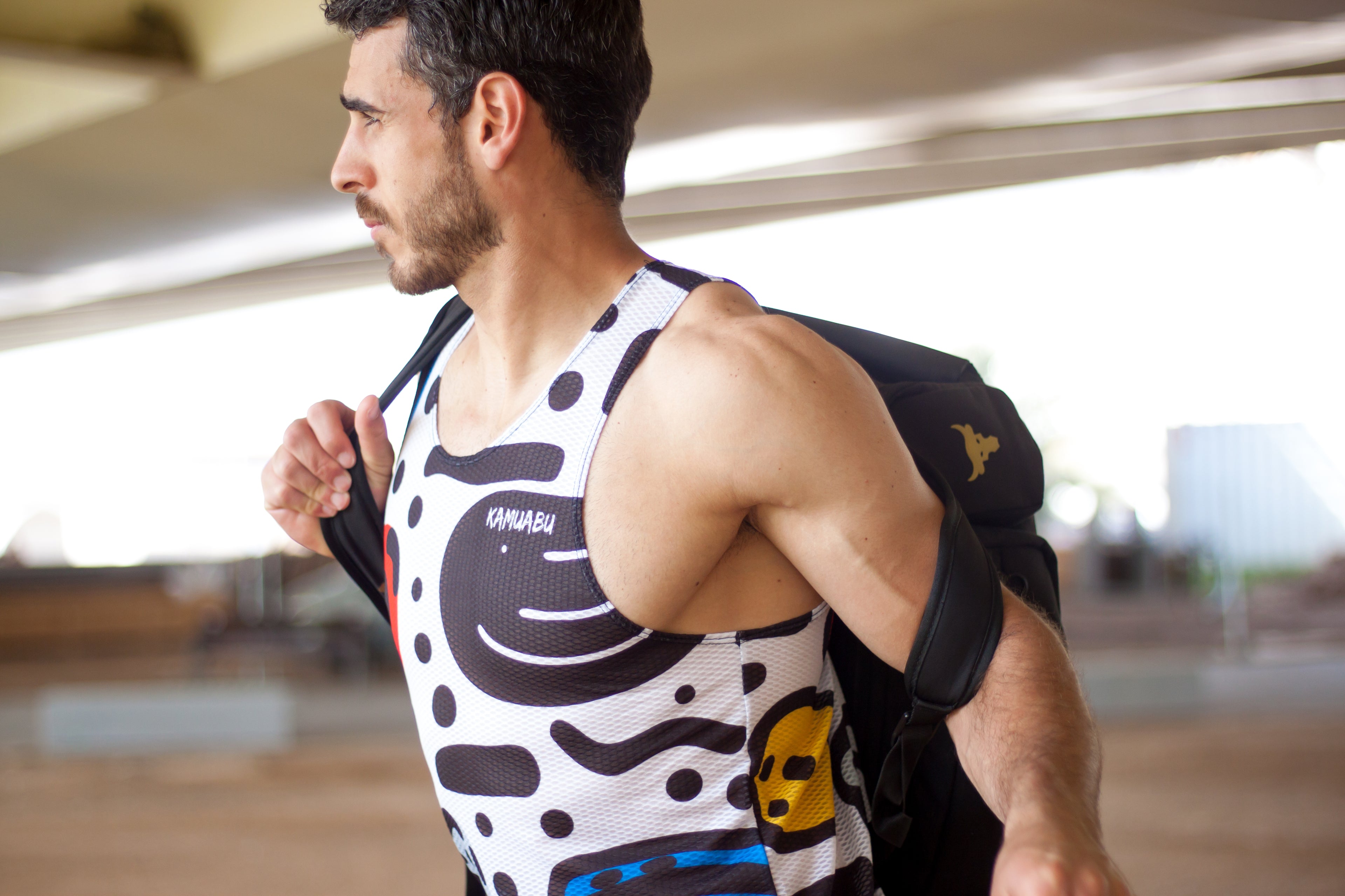 Camiseta DYSTOPIAN 2 de running ADULTO (TIRANTES) - transpirable