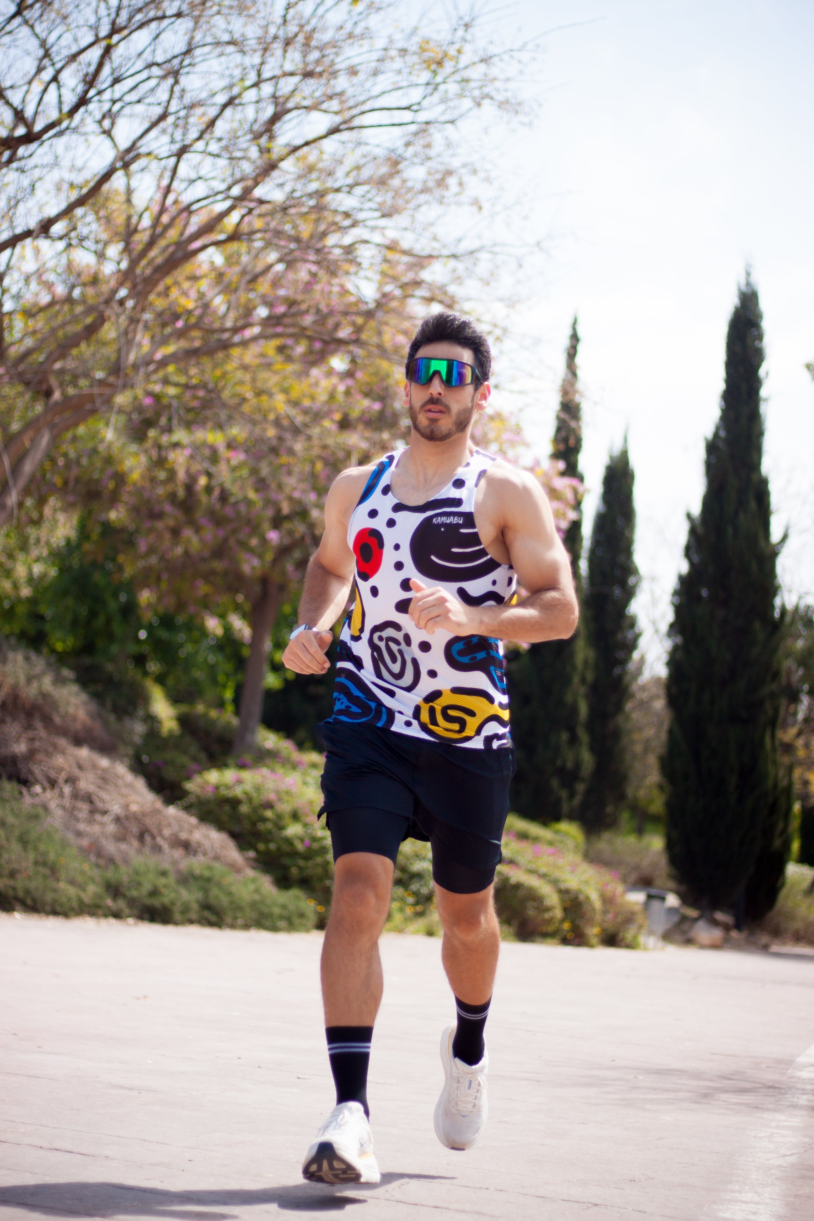 Camiseta DYSTOPIAN 2 de running ADULTO (TIRANTES) - transpirable